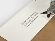 Addressing an envelope