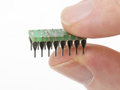Soldering Flip-Pins Flip-Pins on a PCB
